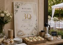 Personalizowana Tablica Powitalna- 30 Rocznica Ślubu, Perłowe Gody, 30 lat małżeństwa 31064 - miniaturka 4