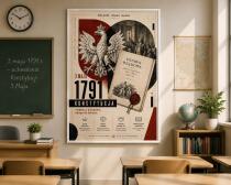 Plakat Patriotyczny- Konstytucja 3 Maja 1791 | Obraz Historia Polski 70138 - miniaturka 5