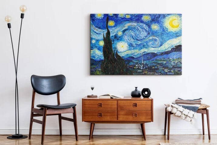 Van Gogh na ścianie - jak wprowadzić ekspresję koloru do nowoczesnego wnętrza?