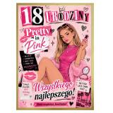 Plakat na osiemnastkę - Pretty in Pink  | Pamiątka 18 urodzin dla dziewczyny 31014 - miniaturka 6