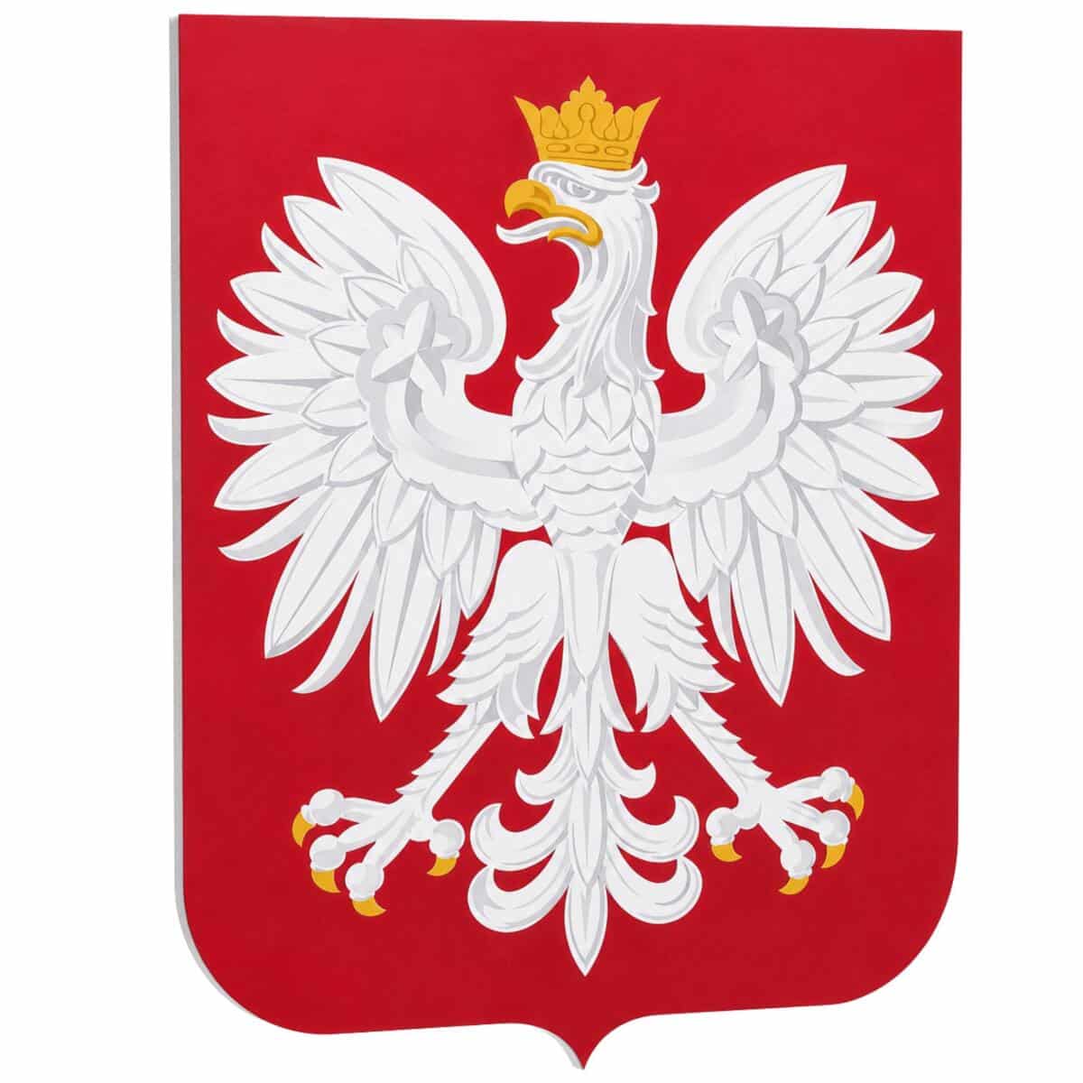 Godło Polski- Orzeł Biały | Godło Państwowe | PCV 60x50cm