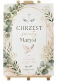 Personalizowana Tablica Powitalna na Chrzest z imieniem dziecka | Dekoracje na chrzciny 31045 - miniaturka 1