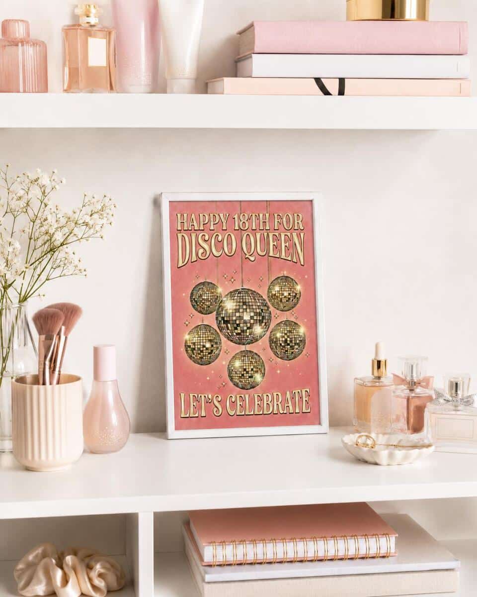 Plakat glamour na osiemnastkę | Prezent urodzinowy na 18 urodziny 31010 - zdjęcie 2
