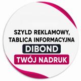 Okrągły Szyld firmowy na zamówienie | DIBOND | Zewnętrzna Tablica Reklamowa z Logo - miniaturka 1