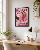Plakat na osiemnastkę - Pretty in Pink  | Pamiątka 18 urodzin dla dziewczyny 31014 - miniaturka 2