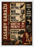 Śmieszny Plakat dla mężczyzny– Zasady Garażu, Regulamin warsztatu 76092 - miniaturka 4