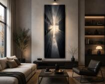 Nowoczesny obraz na ścianę- Miejska Architektura, wieżowce | Dekoracja do biura, salonu w stylu Loft 76046 - miniaturka 4