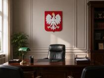 Godło Polski- Orzeł Biały | Godło Państwowe | PCV 60x50cm - miniaturka 3