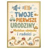 Plakat dziecięcy z pojazdami  | Prezent na roczek dla chłopca | 31007 - miniaturka 6