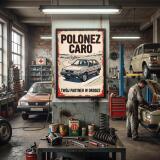 Grafika na ścianę Kultowy Polonez Caro | Retro plakat do biura i garażu 31154 - miniaturka 5