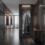 Obraz na Ścianę Drapacz Chmur | Monochromatyczna Architektura Miejska 31322 - miniaturka 3