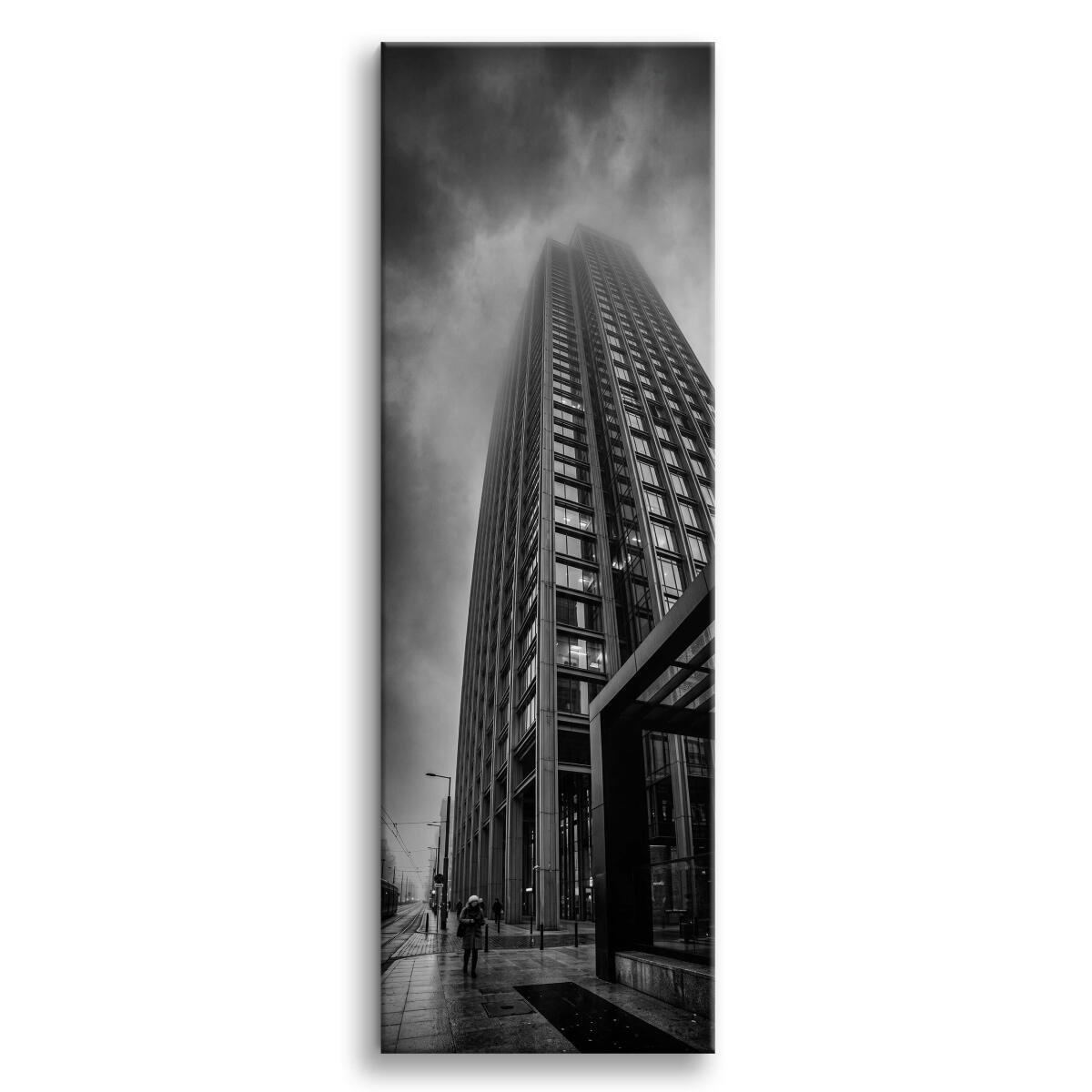 Obraz na Ścianę Drapacz Chmur | Monochromatyczna Architektura Miejska 31322