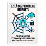 Plakat na Ścianę Cyberbezpieczeństwo- Tarcza i Kłódka | Grafika do Szkół 31143 - miniaturka 2