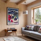 Plakat na ścianę Góry i Folklor | Tradycyjny motyw tatrzański retro 31207 - miniaturka 5