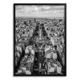 Plakat na ścianę Buenos Aires z lotu ptaka | Elegancka grafika miejska 31215 - miniaturka 1