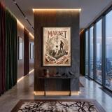 Mroczny plakat do salonu Makbet Teatr | Dekoracja w stylu Dark Academia 31105 - miniaturka 5