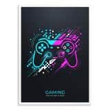 Plakat na ścianę- Gaming Pad w stylu retro | Prezent dla gracza 31197 - miniaturka 2