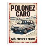 Grafika na ścianę Kultowy Polonez Caro | Retro plakat do biura i garażu 31154 - miniaturka 2