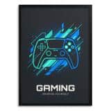 Dekoracja ścienna dla gracza- Gaming Pad | Futurystyczny Plakat na prezent 31196 - miniaturka 1