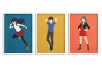 Minimalistyczny Plakat Anime- Faceless Art | Dekoracja do gaming roomu 31223 - miniaturka 3