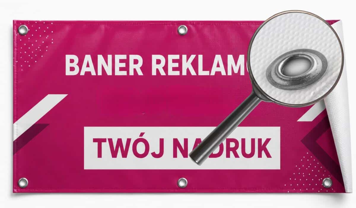 Baner Reklamowy z Własnym Nadrukiem MOCNY 520 g/m² Baner firmowy z logo - zdjęcie 5