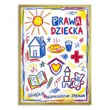 Kolorowy plakat dla dzieci Prawa Dziecka | Rysunkowa dekoracja do szkoły 31147 - miniaturka 3