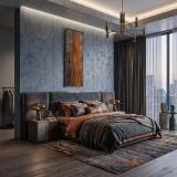 Stylowa dekoracja ścienna- Corten i rdza | Industrialny obraz loft 31305 - miniaturka 4