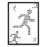 Monochromatyczny Plakat dla biegacza- Keep on moving | Prezent dla sportowca 31185 - miniaturka 1