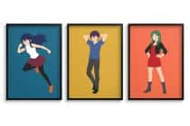 Minimalistyczny Plakat Anime- Faceless Art | Dekoracja do gaming roomu 31223 - miniaturka 2
