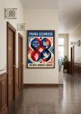 Plakat Prawa Człowieka- Wolność Równość Godność | Obraz retro do gabinetu i biura 31146 - miniaturka 4
