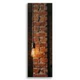 Obraz na Ścianę Żarówka Edisona- Red Brick | Loftowa dekoracja dom 31334 - miniaturka 1