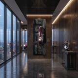 Obraz na płótnie Bordowy Klasyk Loft | Męska Dekoracja Ścienna 31290 - miniaturka 5