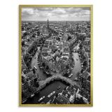 Nowoczesny Plakat do Salonu - Architektura Amsterdamu Vintage 31214 - miniaturka 3
