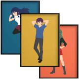 Minimalistyczny Plakat Anime- Faceless Art | Dekoracja do gaming roomu 31223 - miniaturka 1