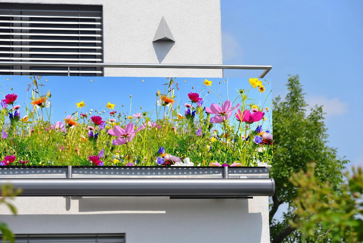 Baner ozdobny na balkon osłona dekoracyjna 67249