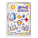 Kolorowy plakat dla dzieci Prawa Dziecka | Rysunkowa dekoracja do szkoły 31147 - miniaturka 2