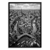 Nowoczesny Plakat do Salonu - Architektura Amsterdamu Vintage 31214 - miniaturka 1