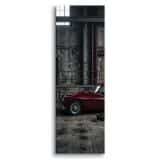 Obraz Industrialny Czerwone Auto Retro | Loftowa Dekoracja do Salonu 31291 - miniaturka 1