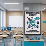 Plakat na Ścianę Cyberbezpieczeństwo- Tarcza i Kłódka | Grafika do Szkół 31143 - miniaturka 4