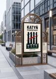 Plakat retro Katyń Pamiętamy czarna rama | Elegancka dekoracja do gabinetu 31145 - miniaturka 6