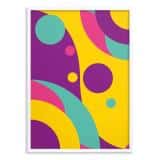 Plakat na ścianę- Abstrakcja geometryczna retro | Kolorowy obraz do biura 31255 - miniaturka 2