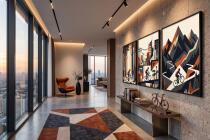 Designerski Tryptyk Rowerowy- Styl Retro Loft | Modna dekoracja ścienna 31187 - miniaturka 6
