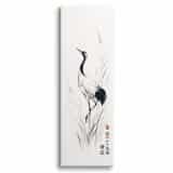 Obraz Japoński Żuraw- Sztuka Sumi-e | Elegancka Dekoracja Japandi 31270 - miniaturka 1