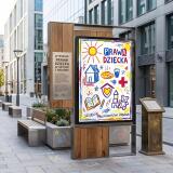 Kolorowy plakat dla dzieci Prawa Dziecka | Rysunkowa dekoracja do szkoły 31147 - miniaturka 6