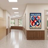 Plakat Prawa Człowieka- Wolność Równość Godność | Obraz retro do gabinetu i biura 31146 - miniaturka 5