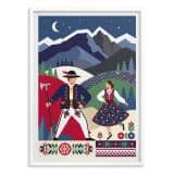 Plakat na ścianę Góry i Folklor | Tradycyjny motyw tatrzański retro 31207 - miniaturka 2