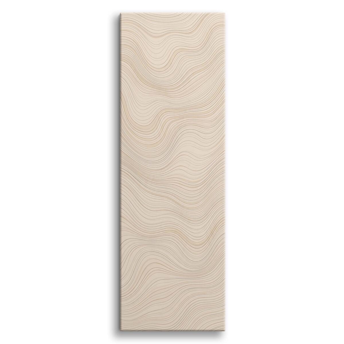 Modny Obraz na Ścianę- Organiczne Fale | Stonowana Dekoracja Boho 31311