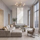 Elegancka Dekoracja Ścienna- Beż i Szarość | Nowoczesny Obraz 31285 - miniaturka 5