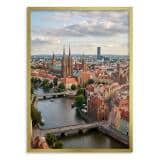 Modna Dekoracja ścienna- Wrocław z lotu ptaka | Plakat loftowy 31116 - miniaturka 3