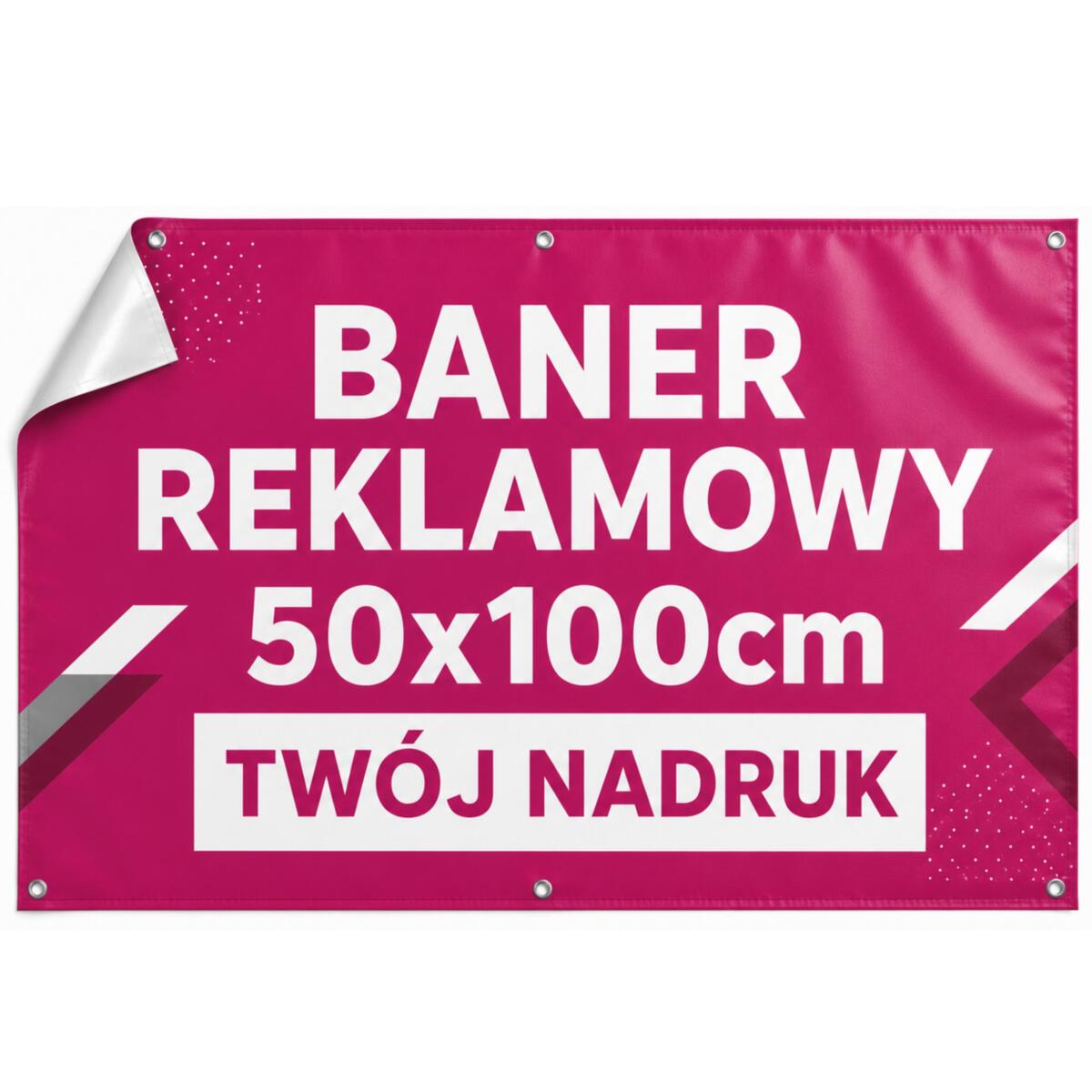 Baner Reklamowy z Własnym Nadrukiem MOCNY 520 g/m² Baner firmowy z logo
